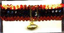 Sports Fan Bands Sequin Football Garters in Team Colors for Cincinnati Bengals. Football Charm. MyGarters, MyGarter, My Garters, My Garter, MyPromGarter, MyPromGarters, MyBridalGarter, MySportsGarter, My Sports Garter, MyFootballGarter, My Football Garter, garter, garders, garder