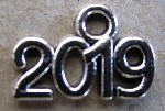2019 Year Charm in gold or silver
