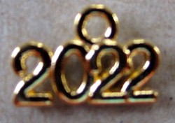 2022 Year Charm Gold