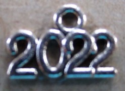 2022 Year Charm in gold or silver