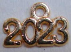 2023 Year Charm Gold