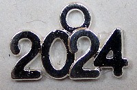 2024 Year Charm in gold or silver