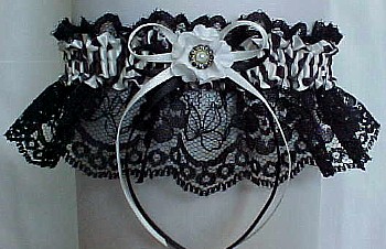 Fancy Bands Zebra Print Garter. Zebra Garter