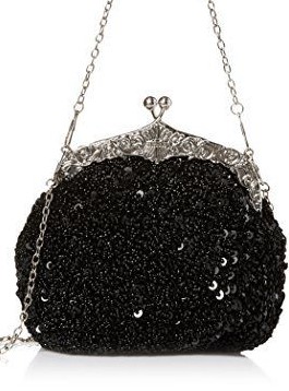 Black Sequin Purse