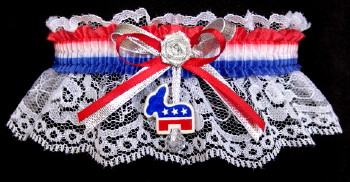 DNC Garter with Charm. garder, garders