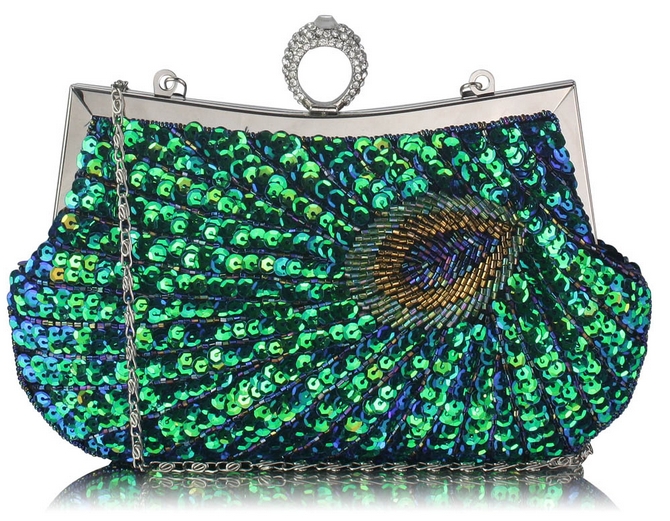 Green Sequin Purse