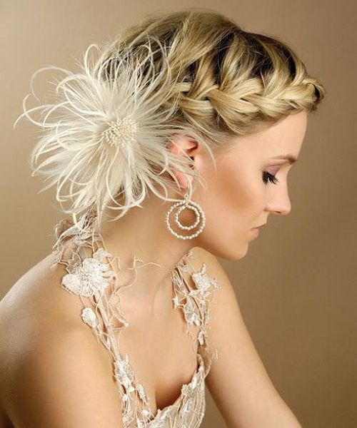 Ivory Hair Flower