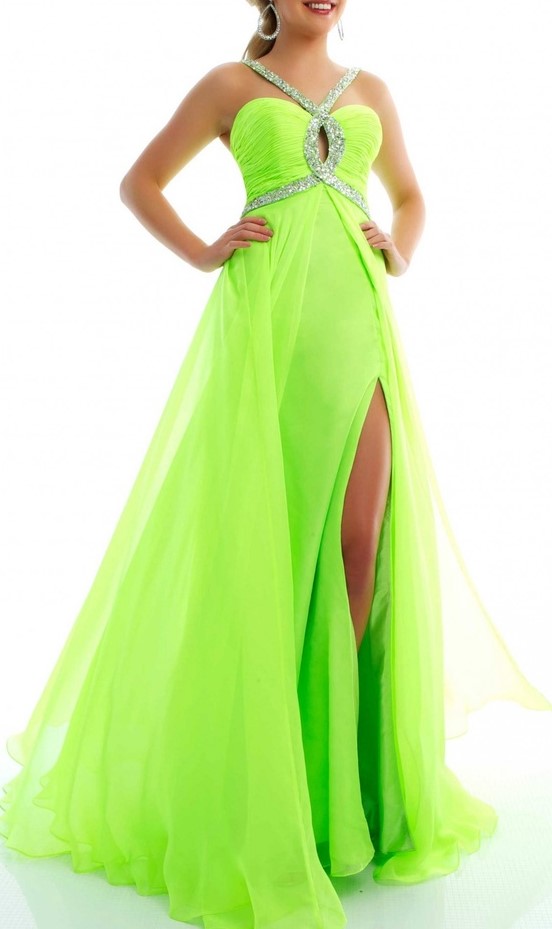 Key Lime Dress for Homecoming