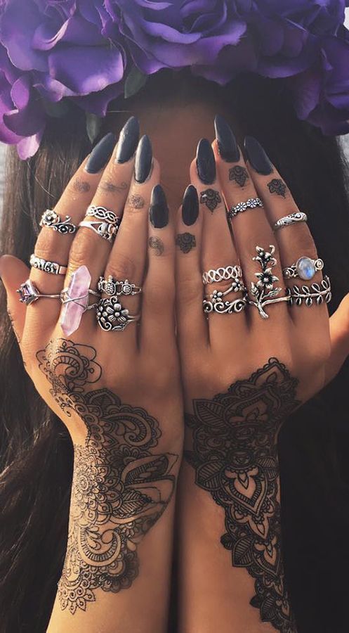 Purple Rings and Tatoo