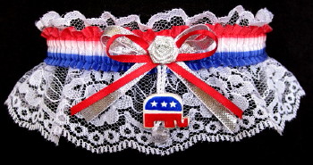 RNC Garter with Charm. garder, garders