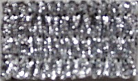 Glitzy Glitz Shiny Silver Metallic Band