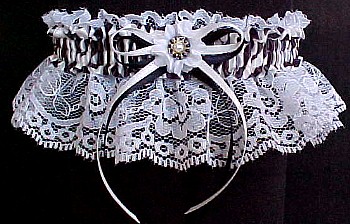 Fancy Bands Zebra Print Garter. Zebra Garter for Wedding Bridal or Prom.