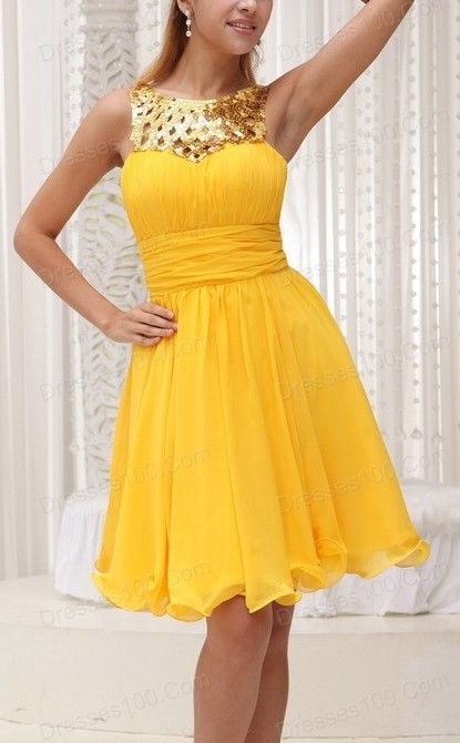 Short Yellow Dress