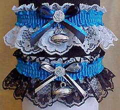 Fan Bands Homecoming Football Garter in School Colors