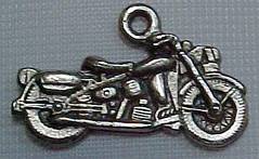 Biker Bands™ Garters Motorcycle Charm