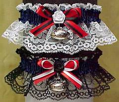 Sports Fan Bands Football Garter in Team Colors for Houston Texans. garders, garder