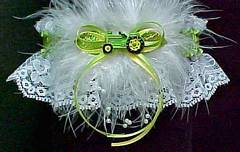 John Deere Tractor Garter. Green Tractor Garter. garders, garder