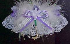 Custom Themed Golf Garter w/ Golf Club. garter, garders, garder